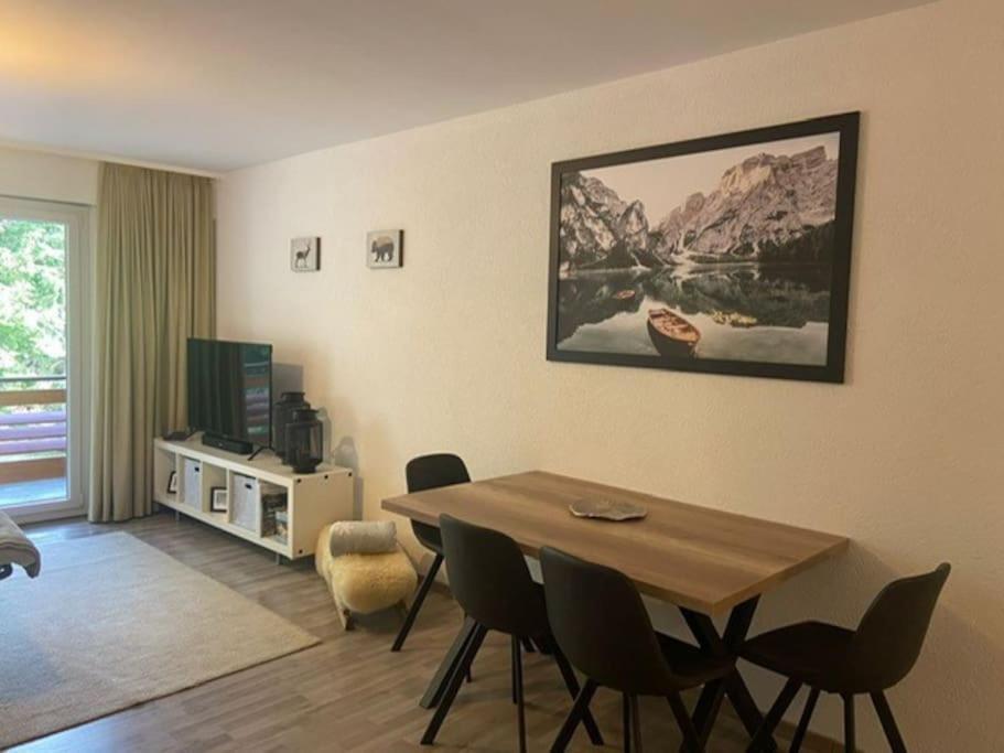 Grand Studio Au Centre De Crans 外观 照片